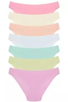 Трусы - Многоцветный - Однотонный Newlilla, разноцветный