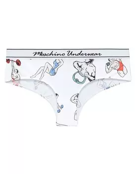 Трусы Moschino, белый