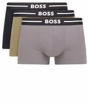 Трусы мужские Boss боксеры 3 шт, мультиколор