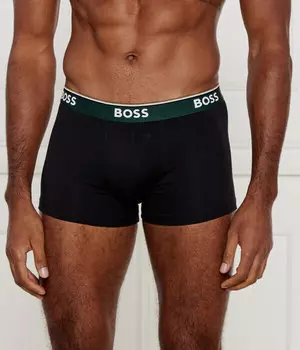 Трусы мужские Boss боксеры хлопковые 3 шт, черный
