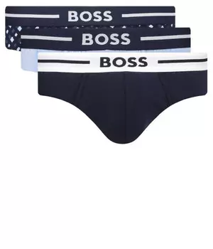 Трусы мужские Boss из хлопка 3 шт, синий