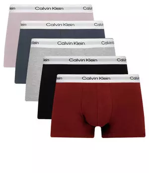 Трусы мужские Calvin Klein Underwear боксеры хлопковые 5 шт, мультиколор