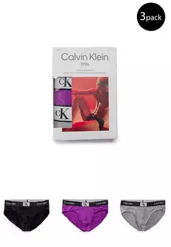 Трусы мужские Calvin Klein Underwear брифы 3 шт, мультиколор