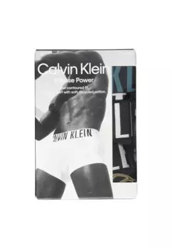 Трусы мужские Calvin Klein Underwear с принтом 3 шт, черный