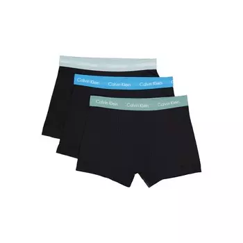 Трусы мужские Calvin Klein Underwear транки 3 шт, черный