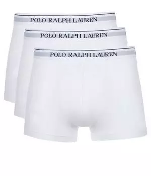 Трусы мужские Polo Ralph Lauren боксеры 3 шт, белый