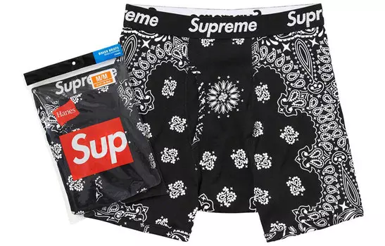 Трусы мужские Supreme, красный