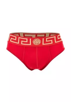 Трусы мужские - ТОПЕКА, хлопок стрейч, однотонные VERSACE, красный