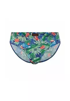 Трусы мужские TROPICAL GARDEN - спортивные трусы, стрейч, принт bruno banani, синий