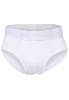 Трусы мужские, в упаковке 3 шт. - трусы, нижнее белье, органический хлопок стрейч, однотонные Marc O'Polo, цвет Schwarz Navy