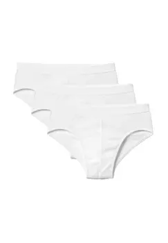 Трусы Natural Benefit, 3 шт, с мягким поясом, для мужчин CALIDA, белый