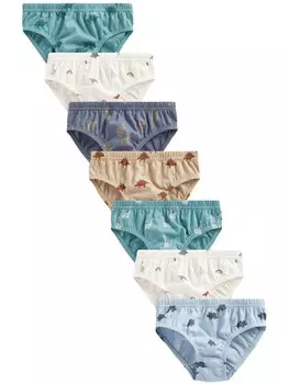 Трусы Next, цвет Beige/Blue/White