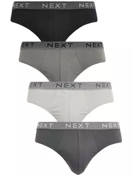 Трусы Next, цвет Dark grey/Off white