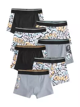 Трусы Next, цвет Dusty blue/Black/White