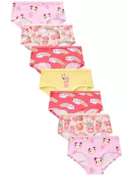 Трусы Next, цвет Kitt/Yellow/Light pink/Grenadine