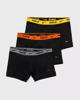 Трусы Nike E-Day Cotton Stretch Trunk 3 Pack, цвет blk-lsr orng/sfty orng/cl gry wb