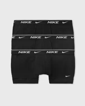 Трусы Nike Everyday Cotton Stretch Trunk 3-Pack, цвет black/black/black