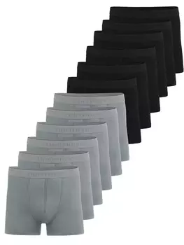 Трусы normani Boxer shorts, цвет anthracite/black