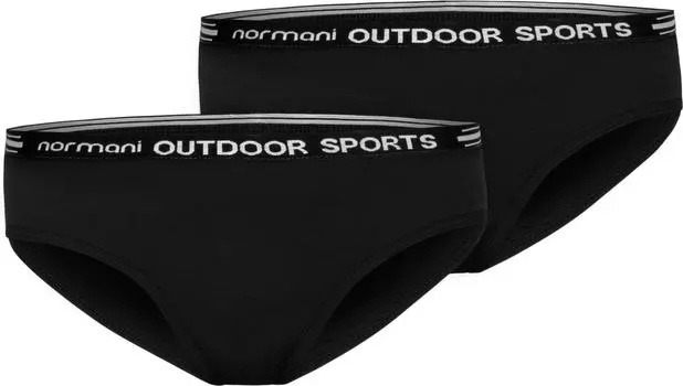 Трусы Normani Outdoor Sports 2er Pack Damen Merino „Albury“, черный