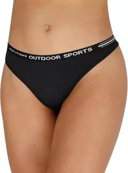 Трусы Normani Outdoor Sports Damen Merino Tanga Dubbo, черный