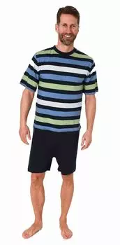 Трусы NORMANN Pflegeoverall kurzarm Reiverschluss, морской