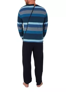 Трусы NORMANN Pflegeoverall langarm Reissverschluss, бирюзовый