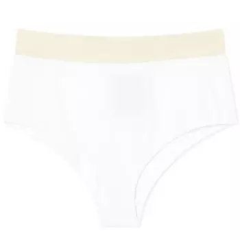 Трусы Palm Angels Logo Tape Highwaist Brazilian, белый