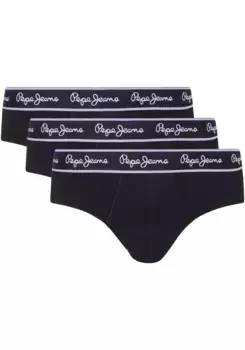 Трусы Pepe Jeans (комплект, 3 шт.), черный