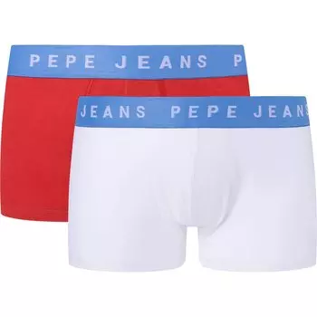 Трусы Pepe Jeans Solid Trunk 2 шт, разноцветный