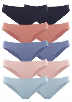 Трусы PETITE FLEUR Panty, цвет marine blue/Royal blue/Light blue/Salmon/Dusky pink