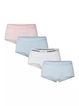 Трусы PIECES Boyshorts, разноцветный