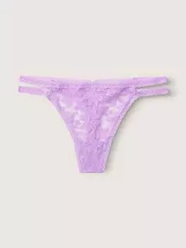 Трусы Pink Lace Strappy, фиолетовый