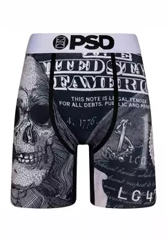 Трусы PSD Boxer shorts Hunna Bones, цвет grey/dark grey