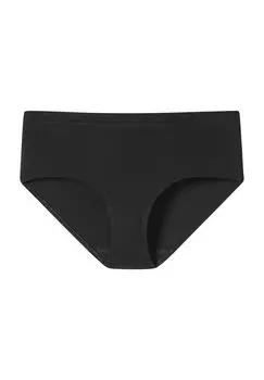 Трусы Pure Rib, пестрые, женские SCHIESSER, черный