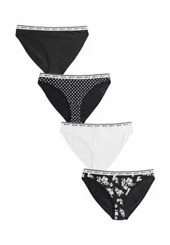 Трусы RICH LOGO KNICKERS FOUR PACK Next, черный