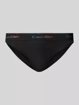 Трусы с эластичным поясом и логотипом Calvin Klein Underwear, черный