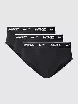 Трусы с эластичным поясом и логотипом Nike, черный