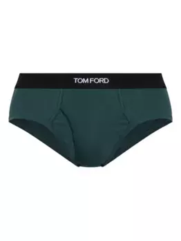 Трусы с фирменным поясом TOM FORD, зеленый