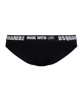 Трусы с логотипом Dsquared2, черный