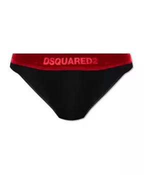 Трусы с логотипом Dsquared2, черный