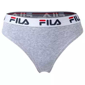 Трусы с логотипом на эластичном поясе Fila, серый