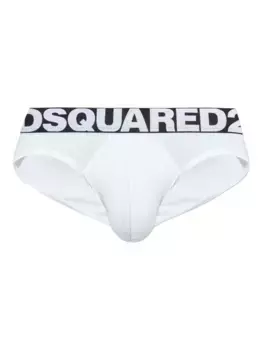 Трусы с логотипом на ленте DSQUARED2, белый
