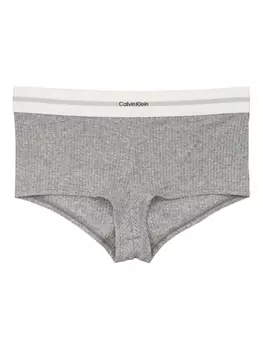 Трусы с логотипом на поясе Calvin Klein, серый