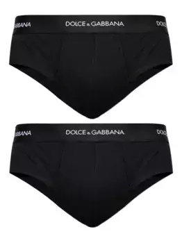 Трусы с логотипом на поясе DOLCE & GABBANA, черный