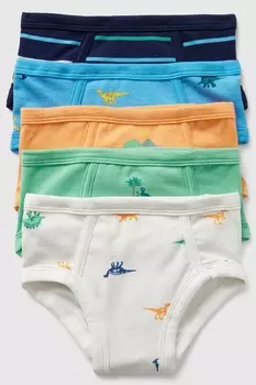 Трусы с принтом, 5 шт в упаковке Gap, мультиколор