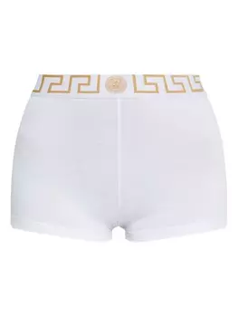 Трусы с принтом Versace Greca, белый