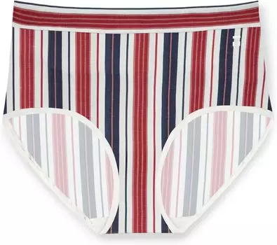 Трусы с высокой посадкой Second Skin Tommy John, цвет July Pinstripe