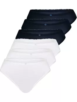 Трусы Sassa 6er Sparpack String, цвет navy white