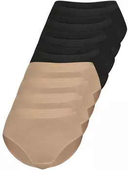 Трусы Sassa 8er Sparpack Midi, цвет black skin