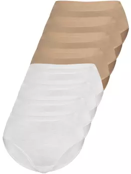 Трусы Sassa 8er Sparpack Midi, цвет skin white